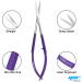 Facial Hair Scissors-Eyebrow Trimmer-Grooming Scissors for Eyebrow Shaping Ear Nose Nostril Hair & Moustache (Purple Straight) - Buy Online on GoSupps.com