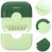 FRCOLOR Portable Bangs Hair Trimmer - 2 in 1 Stainless Steel Clipper & Comb for Effortless Home Styling - Buy Online on GoSupps.com
