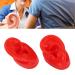 Large Base Silicone Simulated Ear Model Pair for Acupuncture in Hospitals - Red - Buy Online on GoSupps.com