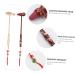 Minkissy 4-Piece Wooden Body Massage Hammer Set - Full Body Percussion Tool with Silicone Pumpkin Head for Ultimate Relaxation - Buy Online on GoSupps.com