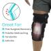 Vive Hinged Knee Brace with Side Stabilizers Adjustable Support for Patella & Meniscus Tear Pain Ideal for Hyperextension MCL ACL Injuries Heavy Duty Comfort for Men & Women | International Shipping Available - Buy Online on GoSupps.com
