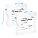 Aisely tooth sandpaper 2 pieces dental polishing strips fine size - 4mm width - 6m/roll/box tooth grinding paper interdental grinding tools for polishing teeth (blue -2 pieces) blue 2