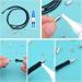 100pcs Silver Plated Barrel End Caps for DIY Jewelry Making - Buy Online on GoSupps.com