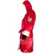Cleto Reyes Satin Boxing Robe with Hood - Medium (Red/White) - Buy Online on GoSupps.com