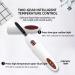 Heated Eyelash Curler USB Rechargeable Heated Lash Curler 2 Gear Temperature Control Mini Lash Curler Electric Eyelash Curlers Comb for Quick Natural and 24 Hrs Long Lasting Curling Eyelash (White) - Buy Online on GoSupps.com