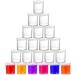 Set of 100 Mini Plastic Paint Cups with Lids - 0.85 Oz Clear Paint Storage Jars for Kids Art Crafts - Buy Online on GoSupps.com