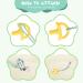 Vicloon Silicone Pacifier Chain - 2 Pack Baby Pacifier Clips for Girls & Boys - Green & Pink - Perfect Gift for Infants - Buy Online on GoSupps.com