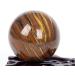 Buy Natural Solid Tiger Eye Ball - Beautiful Stone Ball for Healing & Decor - Buy Online on GoSupps.com