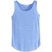 Aniywn Women's Workout Tank Top - Casual Racerback Yoga Shirt | Activewear Sport Vest for Gym - X-Large, Z-blue - Buy Online on GoSupps.com