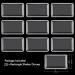 BAOFALI 20pcs Clear Plastic Rectangle Shaker Covers - Perfect for Card Making and Crafts - Buy Online on GoSupps.com