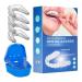 Upgraded Night Guards for Teeth Grinding Mouth Guards for Clenching Teeth at Night Sleeping Mouth Guards Night Mouth Guards for Teeth Grinding for Snoring and Whitening Trays