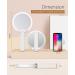 FASCINATE Handheld Mirror 10x Magnifying Makeup Mirror with Handle | Two Sided, Portable & Rechargeable | 10X/1X Magnification | Swivel Handle - Ideal for Women - Buy Online on GoSupps.com