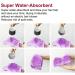 2 Pack Microfiber Hair Towel Wraps - Quick Dry Anti-Frizz Turbans for Long Thick & Curly Hair - Purple & Red - Buy Online on GoSupps.com