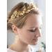 Sither Bridal Gold Leaf Crown Headband for Wedding & Festival Hair Accessories - Buy Online on GoSupps.com