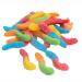 Yummy Gummy Sour Jelly Worms - 1KG Bag - Sour Neon Worms - Worm sweets