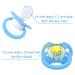 LittleForBig Bigshield Gen-II Adult Pacifier - Baby Cuties Blue Kitty Design - Buy Online on GoSupps.com