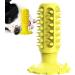 Jingan Dog Toys - Conical Teeth Grinding & Squeaker Toys for Puppies | Ideal for Shelters Homes & Vets - Classic Sound Dog Toothbrush (Yellow) - Buy Online on GoSupps.com