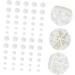 FRCOLOR 2 Boxes Nail Decorations Nail Art Pearls Nail Gems Nail Art Jewelry Hand Jewelry Rhinestone Trim Bulk Ornaments Diamond Decorations 3D Manicure White Nail Supplies Abs - Buy Online on GoSupps.com