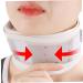 Minkissy Cervical Neck Collar - Breathable Neck Brace for Support & Exhaust Guard - 48.5x8cm White - Buy Online on GoSupps.com