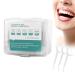 Dental floss dental 200 pieces of dental care tooth cleaning tooth wire wire wire flossers hygienic toothpick with portable packaged Perfect for families hotels and trips - 200PCs