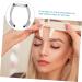 FOMIYES 5pcs White Outfit Eye Brow Shaping Kit Eyebrow Measuring Tool Eyebrow Line Aluminum Alloy - Buy Online on GoSupps.com