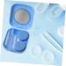 Healeeved 6-Sentions Contact Lens Container Kit - Travel Eye Organizer & Holder for Colored & Invisible Lenses - Buy Online on GoSupps.com