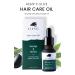 Organic Hemp Seed & Olive Oil Hair Care Oil with Rosemary Essential Oil - 15ml | Scalp Nourishment, Hair Fall Protection, Silky & Shiny Hair - Buy Online on GoSupps.com