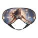 Soft Celestial Dance Printed Eye Mask Adjustable Breathable Eye Masks for Sleep Light Blocking & Double-Sided