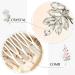 Earent Bride Wedding Hair Comb - Crystal Rhinestone Hair Piece for Women and Girls - Buy Online on GoSupps.com