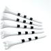 NorthPointe 3  Plastic Golf Tees  White with Black Stripes - 100 Golf Tees Plastic in Bulk 3 1/4 100 - Buy Online on GoSupps.com