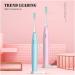 NCRD Electric Toothbrush for Adults and Kids with Bursh Heads Modes Charging for Use Lithium Battery Power Rechargeable Toothbrushes Whitening Cleaning (Color : Pink) - Buy Online on GoSupps.com