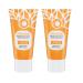Gentle Orange Enzyme Face Scrub Gel: Deep Pore Cleansing & Long-Lasting Hydration Ideal Exfoliator for All Skin Types (Pack of 2)