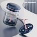 MURRI&MURRDI Dark Blue Retainer Case Denture Bath Box with Strainer Basket | Mouth Guard & Braces Cleaner Cup | Cute Holder for Travel Cleaning - Buy Online on GoSupps.com