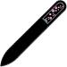 Crystal Glass Nail File hand decorated with Swarovski crystals Hand Made in Czech Republic (Europe) Czech Tempered Glass Lifetime Guaranty in Suede Sleeve (Rose - Crystal) - Buy Online on GoSupps.com