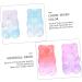 Anneome 50pcs Earrings Headwear Bear Hair Clips Accessories Glittering Head Ties Headdress Diy Gradient - Buy Online on GoSupps.com