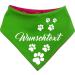 Small Multicolor Dogs Turning Cloth - Adjustable Neck 36-44 cm (Pink Lime) for International Shipping - Buy Online on GoSupps.com