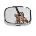 Guitar Design Printed Square Pill Box Portable Travelling Pill Box Medicine Organiser