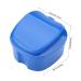 Prosthesis Cleaning Box | Orthodontic Storage & Soaking Cup with Sieve | Blue Mouth Guard Container - Buy Online on GoSupps.com