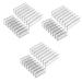 FRCOLOR 6 Pcs Cosmetic Storage Box Gray Eyeshadow Clear Eyeshadow Organizer Makeup Pallet Organizer Shell