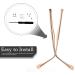 Nuobesty 2 Pairs Glasses Accessories - Replacement Bars & Temple Holders for Eyewear Repair | Durable Glasses Leg Ends - Buy Online on GoSupps.com