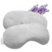 Lavender Eye Mask, Aromatherapy Weighted Eye Mask for Dry Eyes, Sleep Mask for Men Women, Hot & Cold Therapy Eye Cover for Compression Pain Relief, Eye Pillow for Puffy Eyes, Migraine, Sinus Pain-Grey Gray