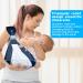 Vicloon Baby Sling Carrier for Newborns | Soft & Breathable 3D Mesh | Adjustable Buckles | Up to 20 kg | Blue Lattice Style - Buy Online on GoSupps.com