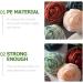 Beavorty 4pcs Rose Bath Balls & Sponges - Exfoliating Loofah Set for Men | Body Scrubber Accessories - Buy Online on GoSupps.com
