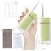 Portable Travel Water Flosser for Braces - Cordless Mini Oral Irrigator for Kids & Adults - Power Dental Care in Standard Green - Buy Online on GoSupps.com