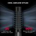 TYMO Airflow 2-in-1 Curling Iron & Hair Straightener | Ceramic Flat Iron Curler with Ionic Cool Air | Hair Waver for Short Hair | Dual Voltage | Matte Black - Buy Online on GoSupps.com