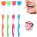 Buy Ultra Soft Tongue Scraper & Cleaner Brush for Adults & Kids | Best Oral Care Tool for Home & Travel - International Shipping Available - Buy Online on GoSupps.com