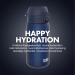 Ion8 Kids Water Bottle 350ml - Leak Proof, BPA Free, Dishwasher Safe - Navy, OneTouch 2.0 - Buy Online on GoSupps.com