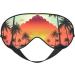 Sunrise Tropical Palm Tree Eye Mask | Soft Travel & Sleep Eyeshade for Men & Women - Buy Online on GoSupps.com