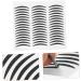  NULYLU 20 Sheets Black Double Eyelid Eyeliner Stickers Double Eyelid Tape Stickers for Fashion Eye Makeup Self-Adhesive Eyeliner Strip - Buy Online on GoSupps.com