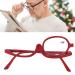 Make -up reading glasses magnification make -up glasses single lenses rotatable fashionable eyes make -up glasses high -folding glasses glasses cosmetics for women red (+2.50)